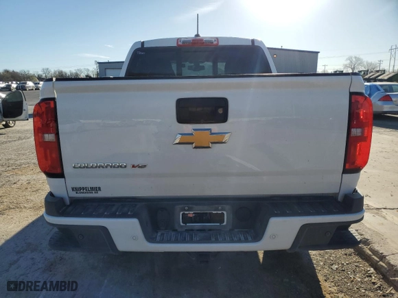 2019 Chevrolet Colorado 4WD Z71 with VIN 1GCGTDEN2K1324677, listed as a Copart auction lot 48016535 with 46,399 mi miles and Salvage Title. Bid and sale history available at carsss.com. Image 6.