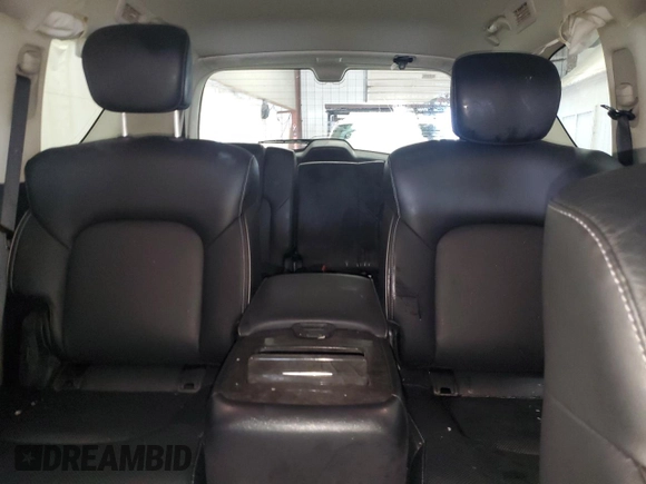 2024 Infiniti QX80 LUXE with VIN JN8AZ2AE4R9328082, listed as a Copart auction lot 41964375 with 27,999 mi miles and Salvage Title. Bid and sale history available at carsss.com. Image 10.