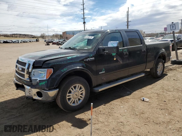 2012 Ford F-150 XL with VIN 1FTFW1ET5CFB35381, listed as a Copart auction lot 49146175 with 117,066 mi miles and Salvage Title. Bid and sale history available at carsss.com. Image 1.