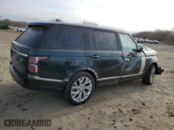 2021 Land Rover Range Rover z VIN SALGS5SE9MA422369, wystawiony jako Copart lot #43907744 z przebiegiem Nie podano mil oraz Czysty tytuł • Clean title. Historia ofert i sprzedaży dostępna na DreamBid. Obrazek 3.