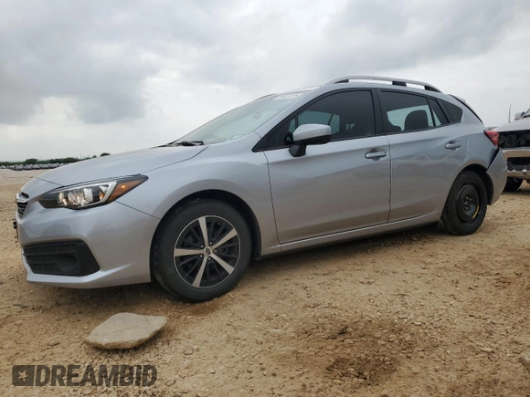 2023 Subaru Impreza Premium with VIN 4S3GTAD67P3713562, listed as a Copart auction lot 54821275 with 36,995 mi miles and Salvage title. Bid and sale history available at DreamBid. Image 1.