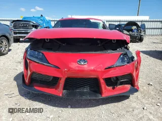 2024 Toyota GR Supra 3.0 with VIN WZ1DB0G0XRW067394, listed as a Copart auction lot 70492244 with 395 mi miles and Salvage Title. Bid and sale history available at carsss.com. Image 5.