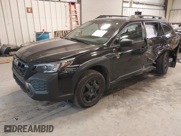 2025 Subaru Outback Wilderness with VIN 4S4BTGUD4S3157100, listed as a IAAI auction lot 41396982 with 2,174 mi miles. Bid and sale history available at carsss.com. Image 2.