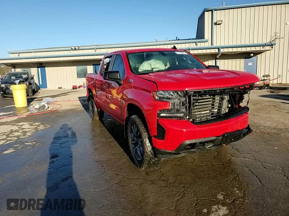 2021 Chevrolet Silverado 1500 RST with VIN 1GCUYEET1MZ356839, listed as a Copart auction lot 43963905 with 53,608 mi miles and Salvage Title. Bid and sale history available at carsss.com. Image 13.