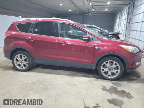 2016 Ford Escape Titanium with VIN 1FMCU9J91GUA88204, listed as a Copart auction lot 64556315 with 95,104 mi miles and Non repairable. Bid and sale history available at DreamBid. Image 4.