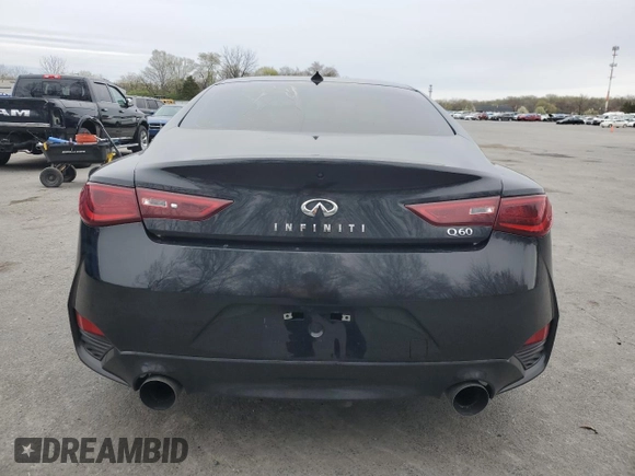 2017 Infiniti Q60 Premium с VIN JN1EV7EK0HM360631, выставлен на аукционе Copart как лот 52103225 с пробегом 98 457 миль миль и Списание • Salvage title. История ставок и продаж доступна на DreamBid. Изображение 6.