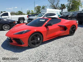 2020 Chevrolet Corvette 3LT with VIN 1G1Y82D43L5101442, listed as a Copart auction lot 51094155 with 21,891 mi miles and Salvage Title. Bid and sale history available at carsss.com. Image 1.