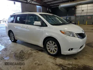 2014 Toyota Sienna LE with VIN 5TDJK3DC5ES090576, listed as a Copart auction lot 46333725 with 201,860 mi miles and Clean Title. Bid and sale history available at DreamBid. Image 4.