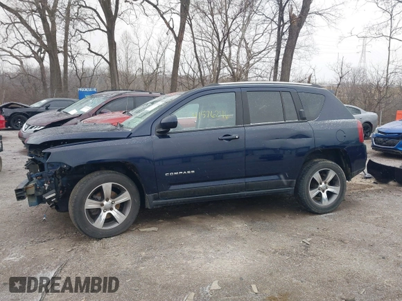 2017 Jeep Compass High Altitude with VIN 1C4NJDEBXHD139545, listed as a IAAI auction lot 41576246 with 89,969 mi miles and . Bid and sale history available at carsss.com. Image 15.