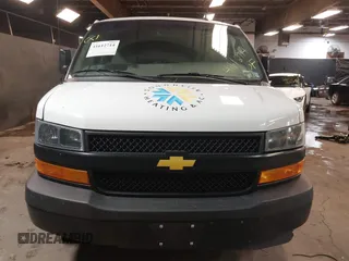 2020 Chevrolet Express Cargo Van with VIN 1GCWGBFB4L1205443, listed as a IAAI auction lot 41612714 with 87,883 mi miles. Bid and sale history available at carsss.com. Image 12.