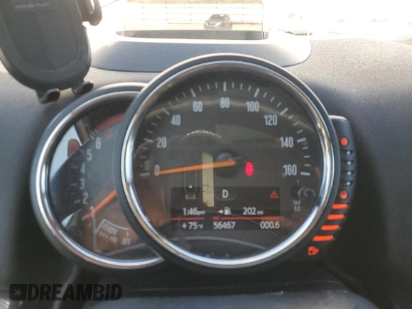 2017 MINI Countryman Cooper S with VIN WMZYT5C36H3D80472, listed as a Copart auction lot 72263214 with 56,467 mi miles and Salvage Title. Bid and sale history available at carsss.com. Image 9.