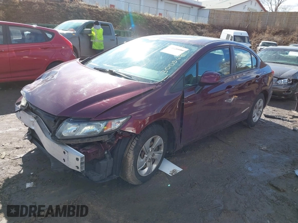 2013 Honda Civic LX z VIN 19XFB2F51DE085415, wystawiony jako IAAI lot #41670106 z przebiegiem 98 683 mil mil oraz . Historia ofert i sprzedaży dostępna na DreamBid. Obrazek 17.