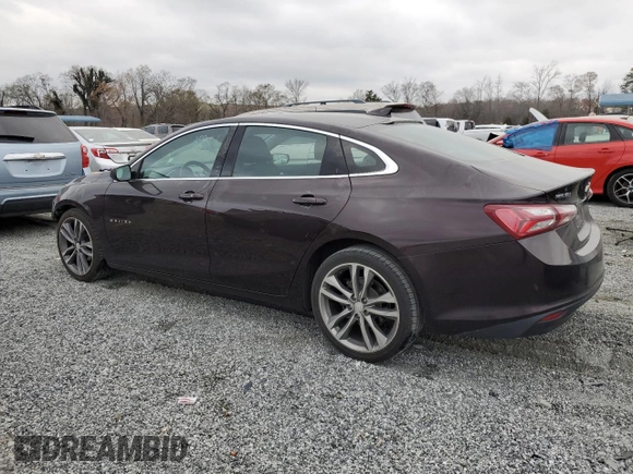 2021 Chevrolet Malibu LT with VIN 1G1ZD5ST5MF022409, listed as a Copart auction lot 49460895 with 104,204 mi miles and Salvage Title. Bid and sale history available at DreamBid. Image 2.