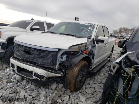 2023 Ford F-150 Lightning Pro with VIN 1FTVW1EV7PWG46982, listed as a Copart auction lot 41770635 with 0 mi miles and Salvage Title. Bid and sale history available at carsss.com. Image 1.