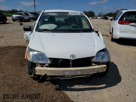 2001 Toyota ECHO with VIN JTDBT123710181063, listed as a Copart auction lot 48900855 with Not Provided miles and Salvage Title. Bid and sale history available at DreamBid. Image 5.