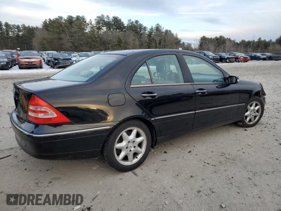 2004 Mercedes-Benz C 320 with VIN WDBRF64J34F480452, listed as a Copart auction lot 88259605 with 119,240 mi miles and Clean Title. Bid and sale history available at DreamBid. Image 3.