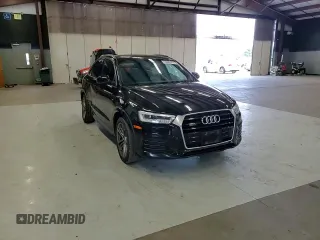 2017 Audi Q3 Prestige with VIN WA1GCCFS0HR002185, listed as a Copart auction lot 76092414 with 100,171 mi miles and Salvage Title. Bid and sale history available at carsss.com. Image 12.