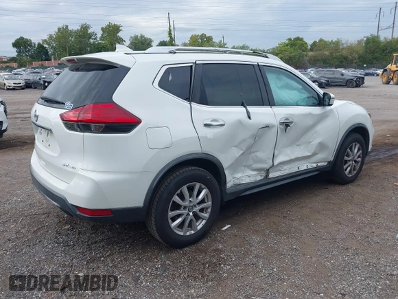 2017 Nissan Rogue SV with VIN KNMAT2MV9HP604372, listed as a IAAI auction lot 40372180 with 96,924 mi miles. Bid and sale history available at carsss.com. Image 4.