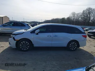 2024 Honda Odyssey EX-L with VIN 5FNRL6H6XRB070789, listed as a IAAI auction lot 41333384 with 6,553 mi miles and . Bid and sale history available at DreamBid. Image 15.