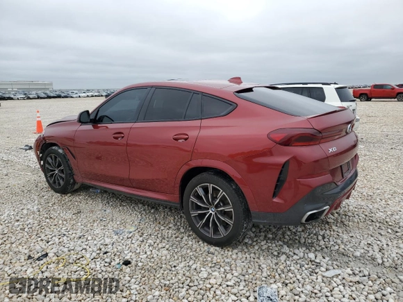 2021 BMW X6 sDrive40i z VIN 5UXCY4C01M9G08122, wystawiony jako Copart lot #44947865 z przebiegiem 90 011 mil mil oraz Szkody całkowita. Historia ofert i sprzedaży dostępna na DreamBid. Obrazek 2.