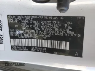 2013 Toyota Sienna SE z VIN 5TDXK3DC1DS353803, wystawiony jako Copart lot #47653545 z przebiegiem 139 032 mil mil oraz Szkoda całkowita • Salvage title. Historia ofert i sprzedaży dostępna na DreamBid. Obrazek 13.