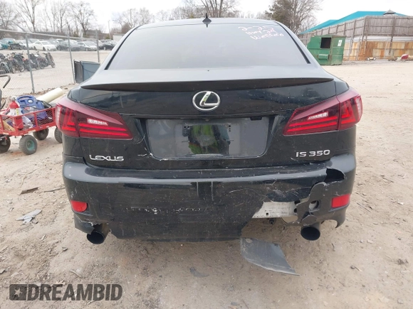2007 Lexus IS 350 with VIN JTHBE262672007093, listed as a IAAI auction lot 41683132 with 171,613 mi miles and . Bid and sale history available at DreamBid. Image 16.