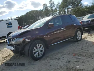 2014 Nissan Murano SL with VIN JN8AZ1MW1EW520571, listed as a Copart auction lot 50661385 with 69,832 mi miles and Salvage Title. Bid and sale history available at carsss.com. Image 1.