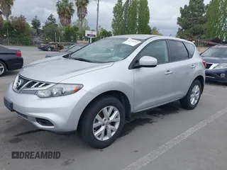 2012 Nissan Murano SL with VIN JN8AZ1MUXCW107804, listed as a IAAI auction lot 42136951 with Not Provided miles and . Bid and sale history available at carsss.com. Image 2.