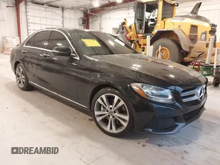 2017 Mercedes-Benz C with VIN 55SWF4JB1HU219142, listed as a IAAI auction lot 41378244 with 85,799 mi miles. Bid and sale history available at carsss.com. Image 1.