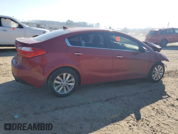 2014 Kia Forte EX with VIN KNAFX4A8XE5053975, listed as a Copart auction lot 47248415 with Not Provided miles and Salvage Title. Bid and sale history available at carsss.com. Image 3.