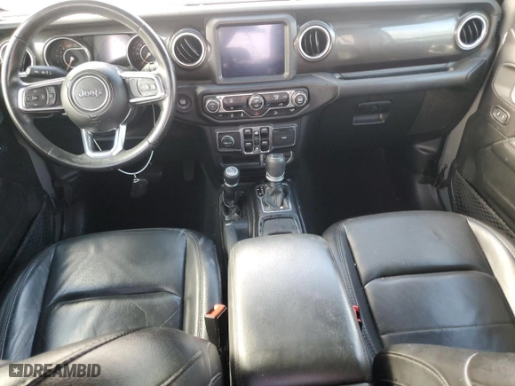 2020 Jeep Wrangler Unlimited Sahara with VIN 1C4HJXENXLW105210, listed as a Copart auction lot 79345214 with 74,480 mi miles and Salvage Title. Bid and sale history available at carsss.com. Image 8.