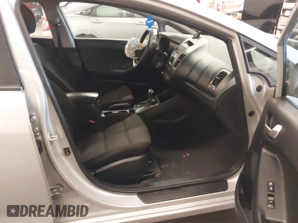 2017 Kia Forte LX with VIN 3KPFK4A73HE031494, listed as a IAAI auction lot 41669822 with 99,065 mi miles. Bid and sale history available at carsss.com. Image 5.
