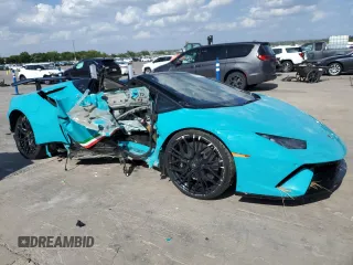 2019 Lamborghini Huracan Performante z VIN ZHWUS4ZF3KLA12102, wystawiony jako Copart lot #65319274 z przebiegiem Nie podano mil oraz Szkody całkowita. Historia ofert i sprzedaży dostępna na DreamBid. Obrazek 4.