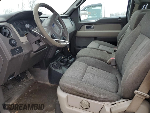 2009 Ford F-150 STX with VIN 1FTRF04W49KB36525, listed as a Copart auction lot 47117575 with 106,291 mi miles and Salvage title. Bid and sale history available at DreamBid. Image 7.