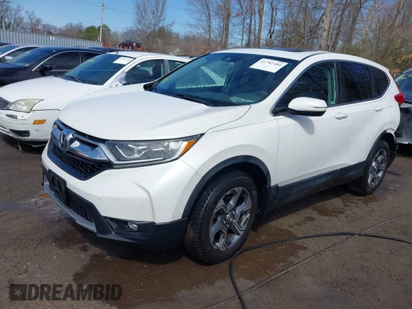 2019 Honda CR-V EX with VIN JHLRW2H50KX010056, listed as a IAAI auction lot 41782384 with 84,143 mi miles. Bid and sale history available at carsss.com. Image 17.