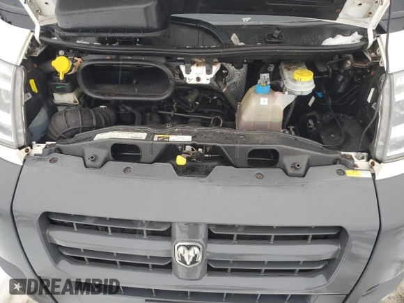 2017 Ram ProMaster Cargo with VIN 3C6TRVDG9HE517606, listed as a Copart auction lot 45267115 with 64,708 mi miles and Clean Title. Bid and sale history available at carsss.com. Image 11.