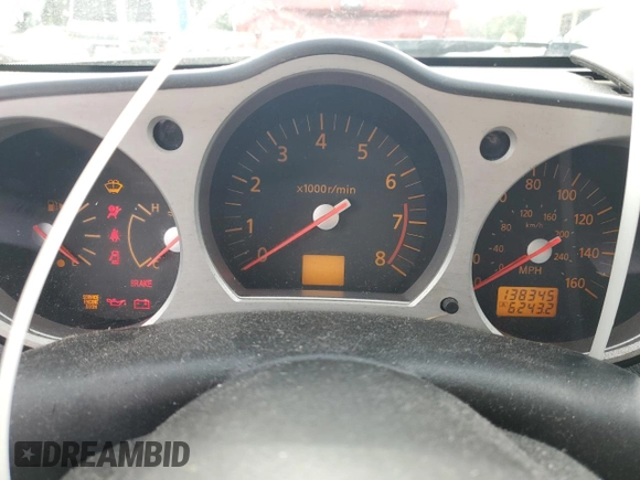 2004 Nissan 350Z Touring z VIN JN1AZ36A44M253626, wystawiony jako Copart lot #79089504 z przebiegiem 138 345 mil mil oraz Szkoda całkowita • Salvage title. Historia ofert i sprzedaży dostępna na DreamBid. Obrazek 9.