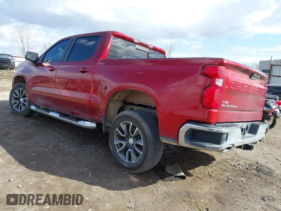 2021 Chevrolet Silverado 1500 LT with VIN 3GCUYDED6MG222752, listed as a IAAI auction lot 41705299 with 77,093 mi miles and . Bid and sale history available at DreamBid. Image 3.