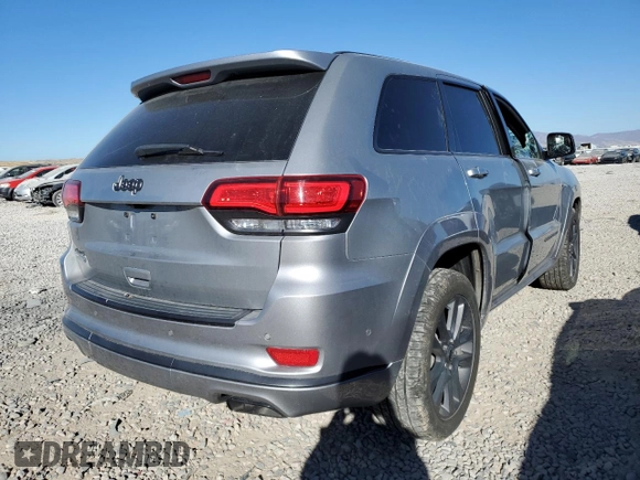 2018 Jeep Grand Cherokee High Altitude with VIN 1C4RJFCM7JC374112, listed as a Copart auction lot 63704372 with 74,499 mi miles and . Bid and sale history available at DreamBid. Image 4.