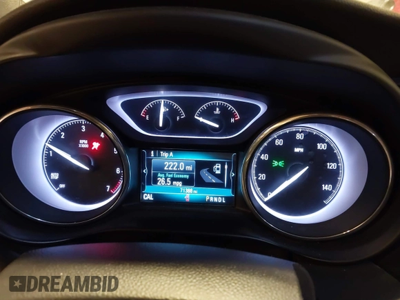 2019 Buick Envision Essence with VIN LRBFX2SA1KD038600, listed as a IAAI auction lot 41822974 with 71,388 mi miles and . Bid and sale history available at carsss.com. Image 7.