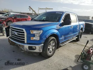 2015 Ford F-150 XLT with VIN 1FTEW1EG9FFA55293, listed as a Copart auction lot 49317975 with 157,910 mi miles and Salvage Title. Bid and sale history available at carsss.com. Image 1.