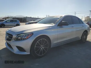 2021 Mercedes-Benz C 300 with VIN W1KWF8DB8MR632402, listed as a Copart auction lot 67762734 with 38,922 mi miles and Salvage Title. Bid and sale history available at carsss.com. Image 1.