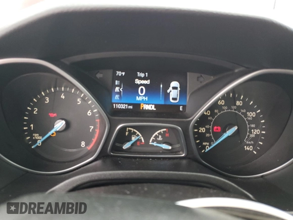 2015 Ford Focus SE with VIN 1FADP3F2XFL384485, listed as a Copart auction lot 60316375 with 110,321 mi miles and Clean title. Bid and sale history available at DreamBid. Image 9.