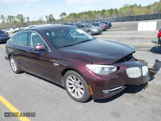 2011 BMW 5 Series Gran Turismo 550i xDrive with VIN WBASP4C53BC341636, listed as a IAAI auction lot 41883438 with 203,526 mi miles. Bid and sale history available at carsss.com. Image 1.