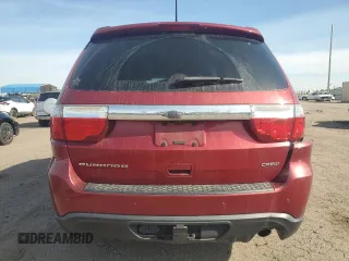 2013 Dodge Durango Crew with VIN 1C4RDHDG9DC539674, listed as a Copart auction lot 50587395 with 110,077 mi miles and Salvage Title. Bid and sale history available at carsss.com. Image 6.