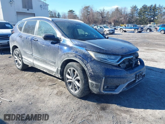 2020 Honda CR-V Touring with VIN 2HKRW2H9XLH605106, listed as a IAAI auction lot 41434008 with Not Provided miles and . Bid and sale history available at DreamBid. Image 1.