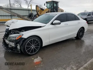 2021 Mercedes-Benz C 300 with VIN W1KWF8DBXMR647273, listed as a Copart auction lot 45994005 with 47,550 mi miles and Salvage Title. Bid and sale history available at DreamBid. Image 1.