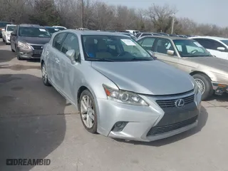 2015 Lexus CT 200h Hybrid with VIN JTHKD5BH7F2224584, listed as a IAAI auction lot 41756505 with 157,240 mi miles. Bid and sale history available at carsss.com. Image 1.