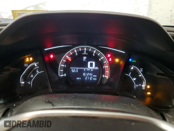 2016 Honda Civic Sedan LX with VIN 19XFC2F58GE240480, listed as a Copart auction lot 47927475 with 181,244 mi miles and Non Repairable. Bid and sale history available at carsss.com. Image 9.
