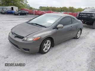 2008 Honda Civic Cpe EX with VIN 2HGFG12878H517447, listed as a IAAI auction lot 41925712 with 213,563 mi miles. Bid and sale history available at carsss.com. Image 2.